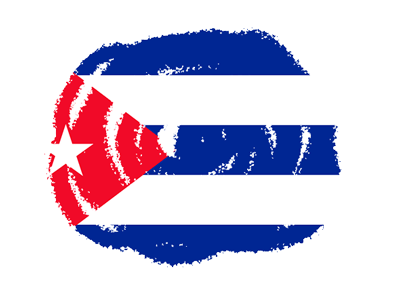 キューバ共和国の国旗-クラヨン2
