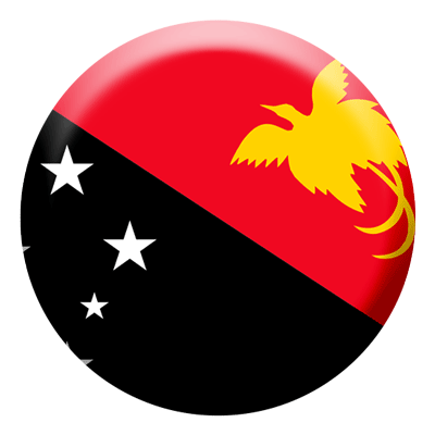 パプアニューギニア独立国の国旗-コイン