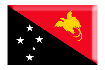パプアニューギニア独立国の国旗-板チョコ