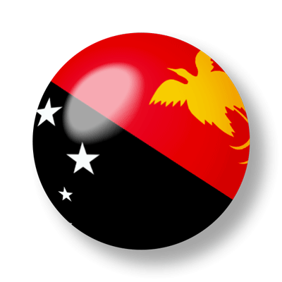 パプアニューギニア独立国の国旗-ビー玉