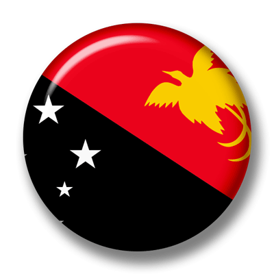 パプアニューギニア独立国の国旗-缶バッジ