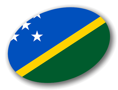 ソロモン諸島の国旗-楕円