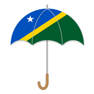 ソロモン諸島の国旗-傘