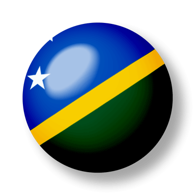 ソロモン諸島の国旗-ビー玉