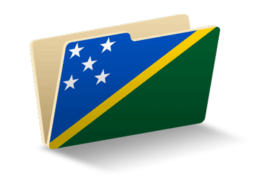 ソロモン諸島の国旗-フォルダ