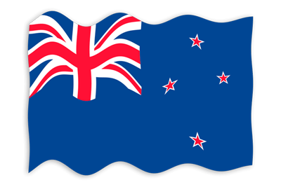 ニュージーランドの21種類のイラスト無料ダウンロード