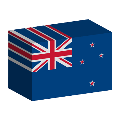 ニュージーランドの21種類のイラスト無料ダウンロード