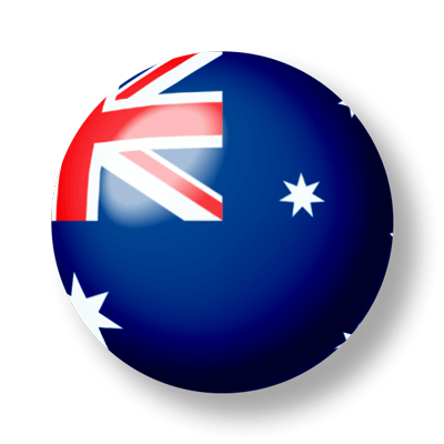 オーストラリアの国旗-ビー玉