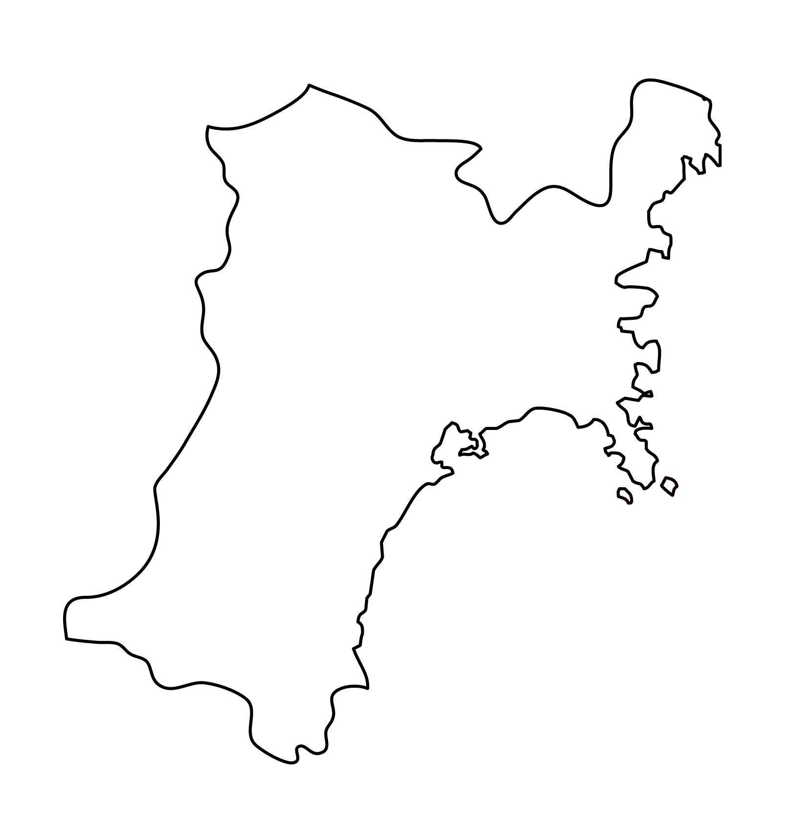真っ白な日本地図 白地図を活用した勉強法 無料ダウンロード付き 地図 路線図職工所