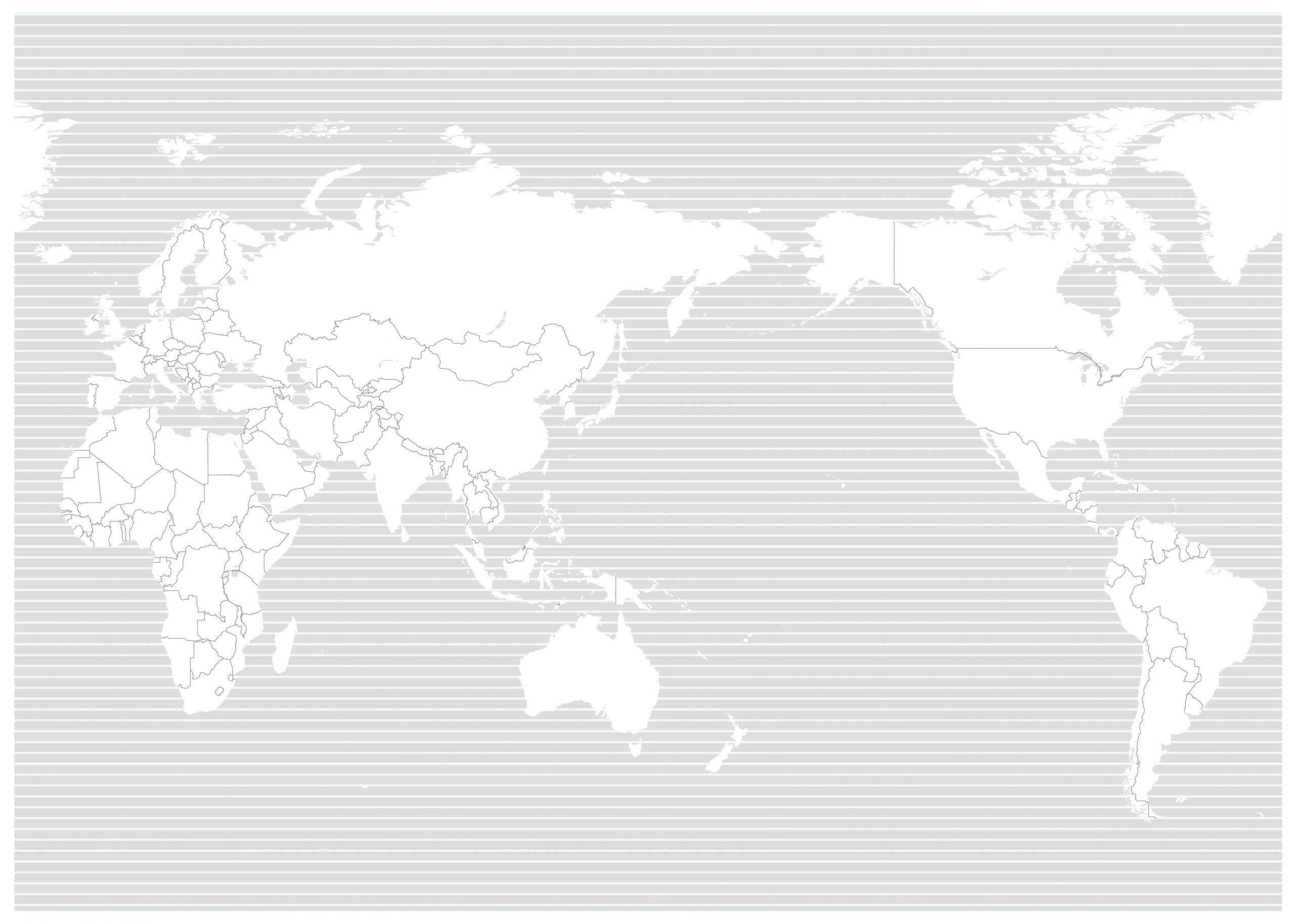 世界地図 全体図 イラストを無料ダウンロード