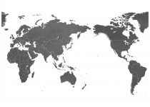 世界地図 全体図 イラストを無料ダウンロード