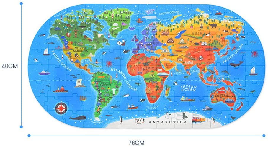 おすすめ知育教材 世界地図パズル おすすめ人気ランキング21選