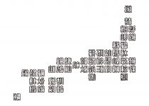 日本地図の無料イラスト素材集 都道府県名 県庁所在地あり