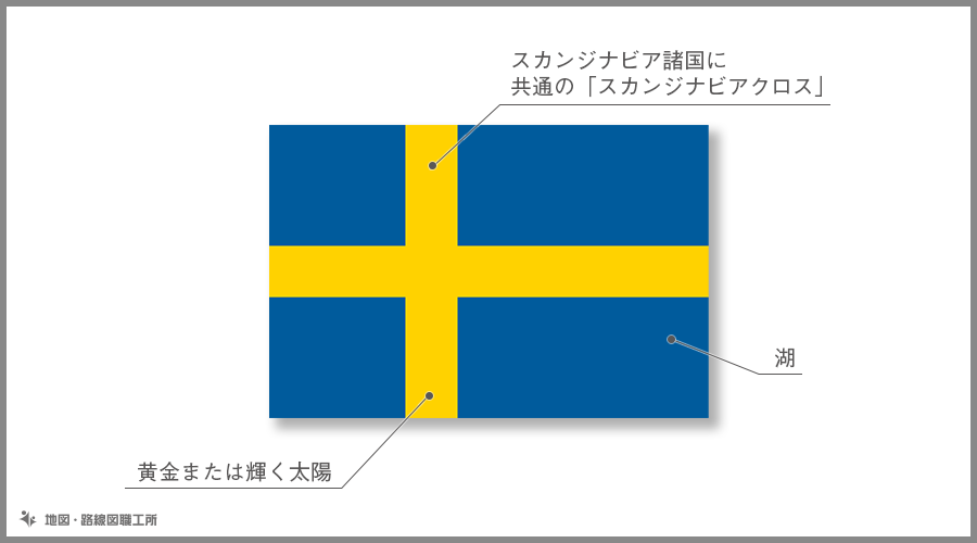 スウェーデン王国　国旗の由来・意味
