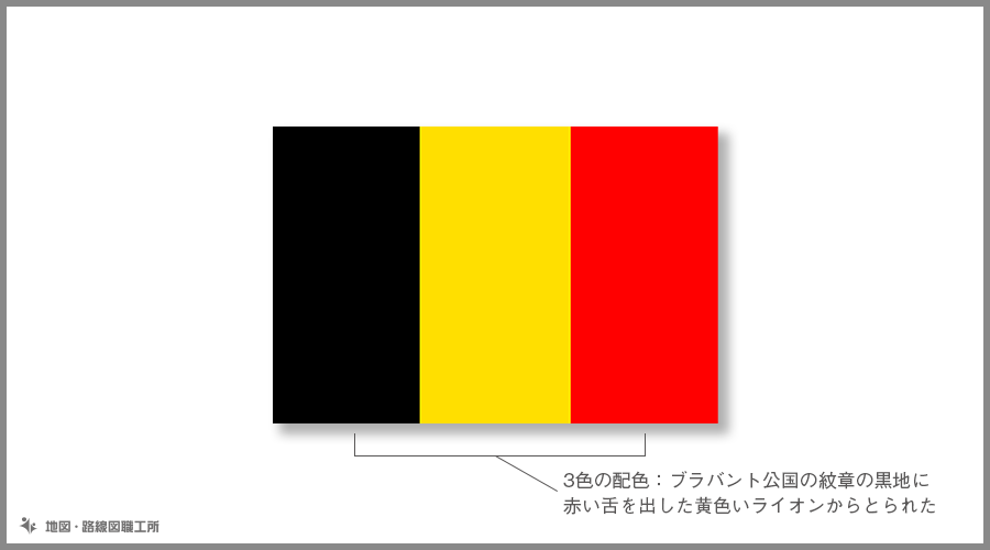 ベルギー　国旗の由来・意味