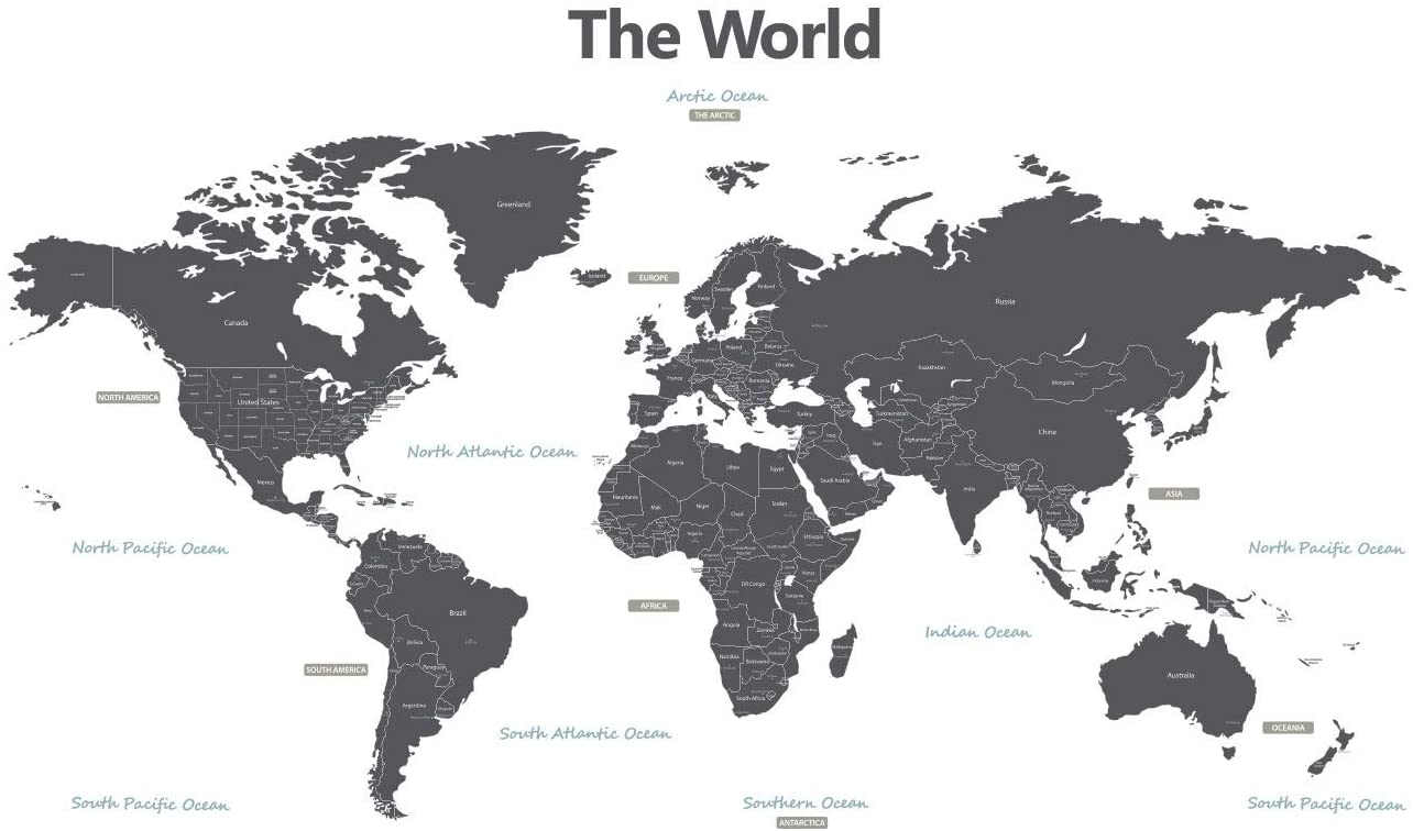 世界地図のウォールステッカー 壁紙 おすすめ人気ランキング18選 おしゃれ レトロ