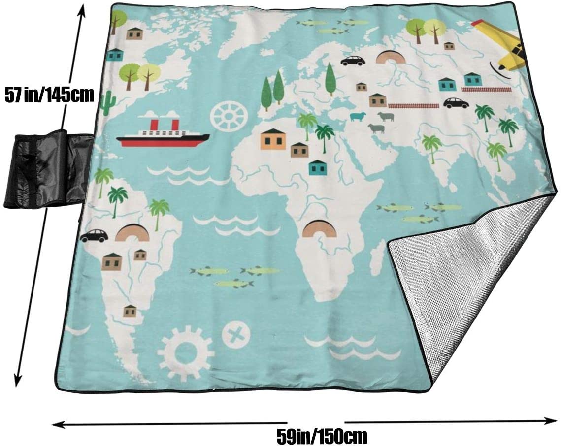 世界地図のレジャーシートおすすめランキング12選 ピクニック