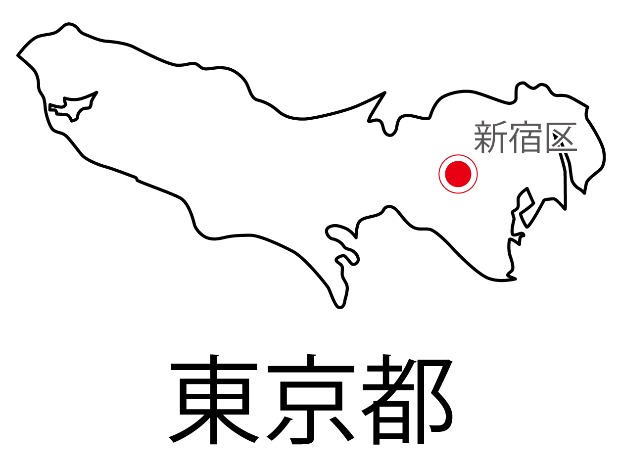 東京都の地図イラスト フリー素材 を無料ダウンロード