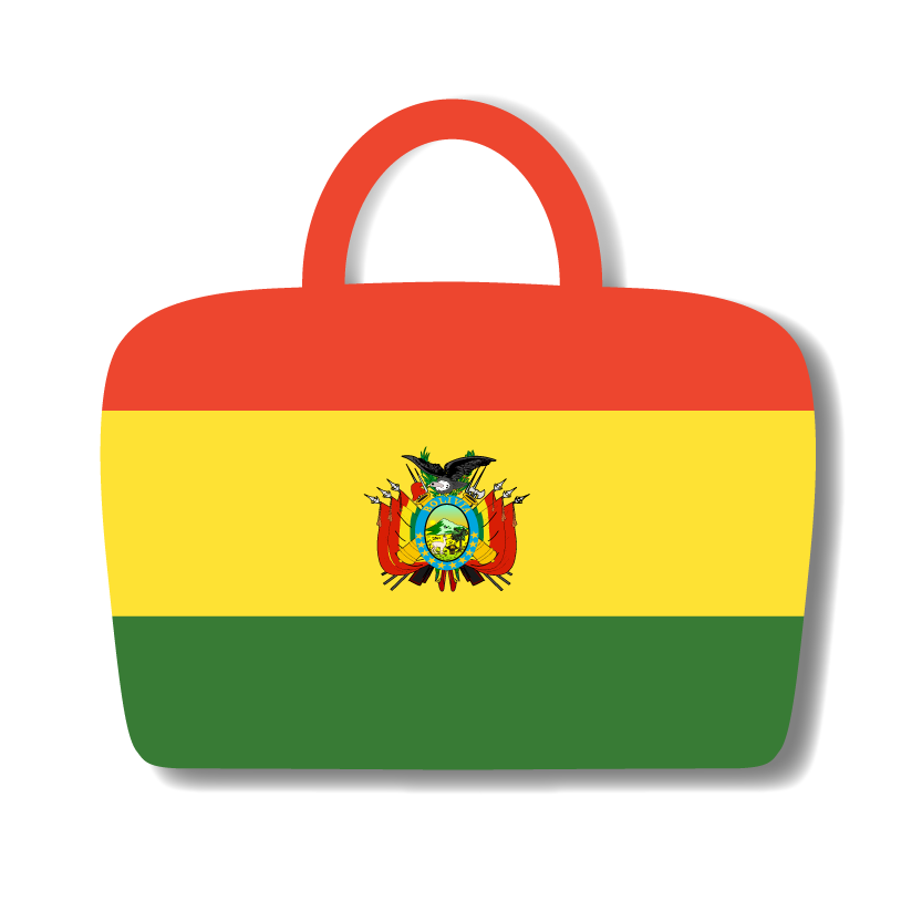 ボリビア多民族国の国旗-バッグ