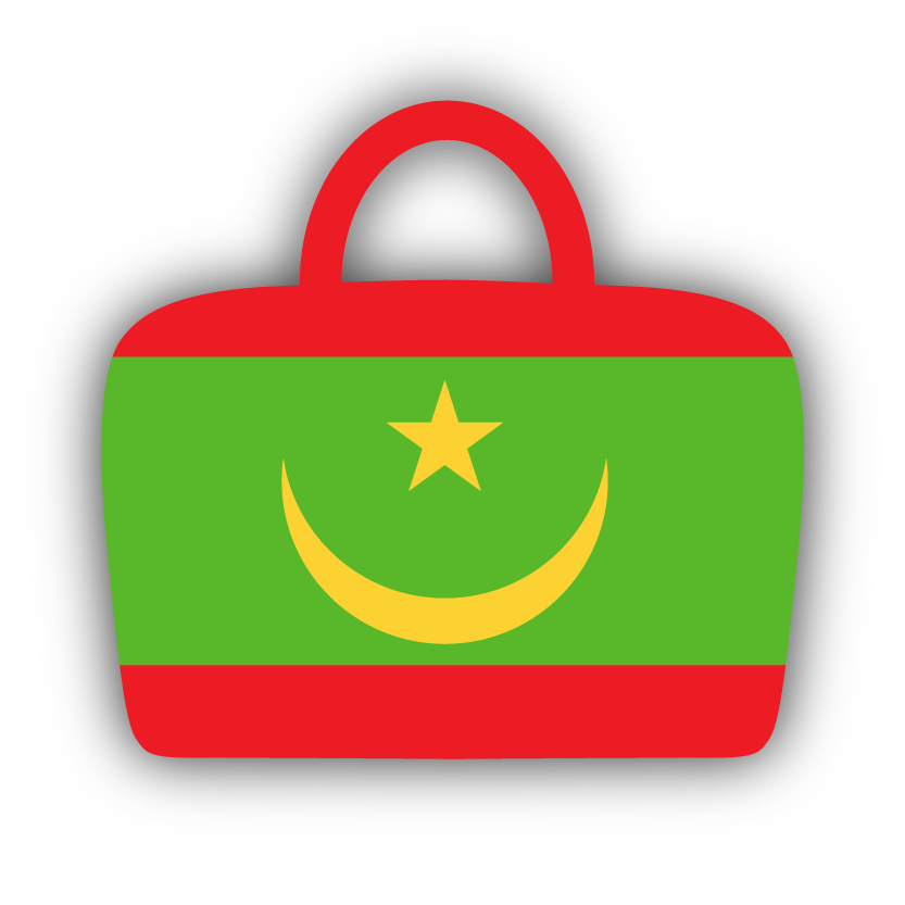 モーリタニア・イスラム共和国の国旗-バッグ