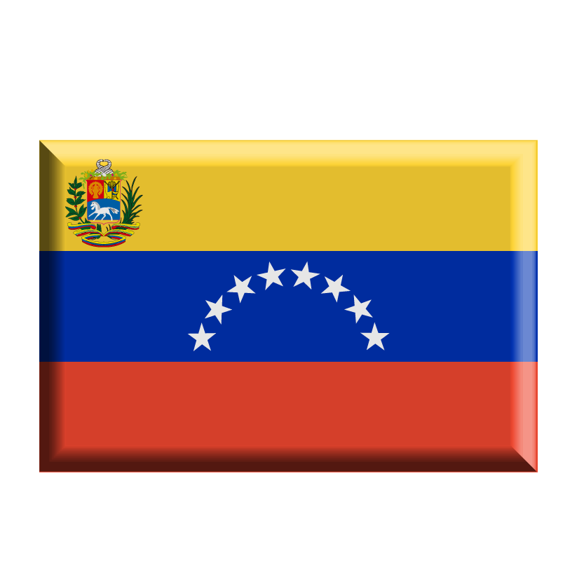 ベネズエラ・ボリバル共和国の国旗-板チョコ