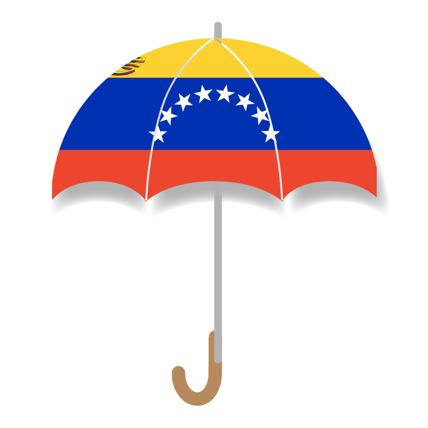 ベネズエラ・ボリバル共和国の国旗-傘