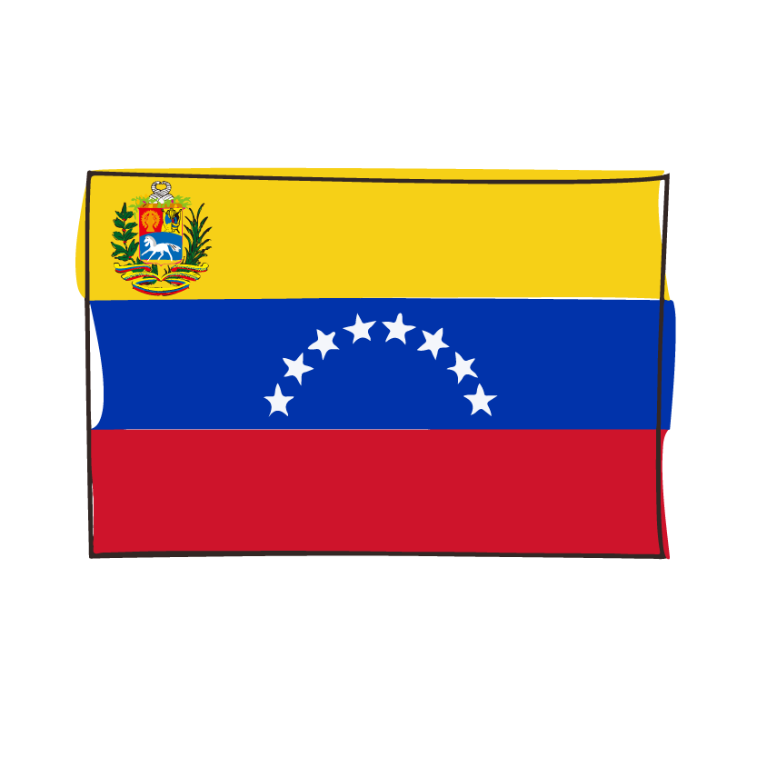 ベネズエラ・ボリバル共和国の国旗-グラフィティ