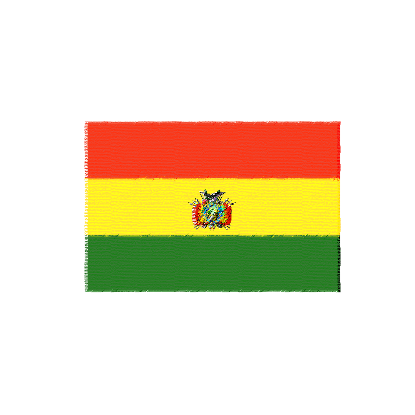 ボリビア多民族国の国旗-パステル