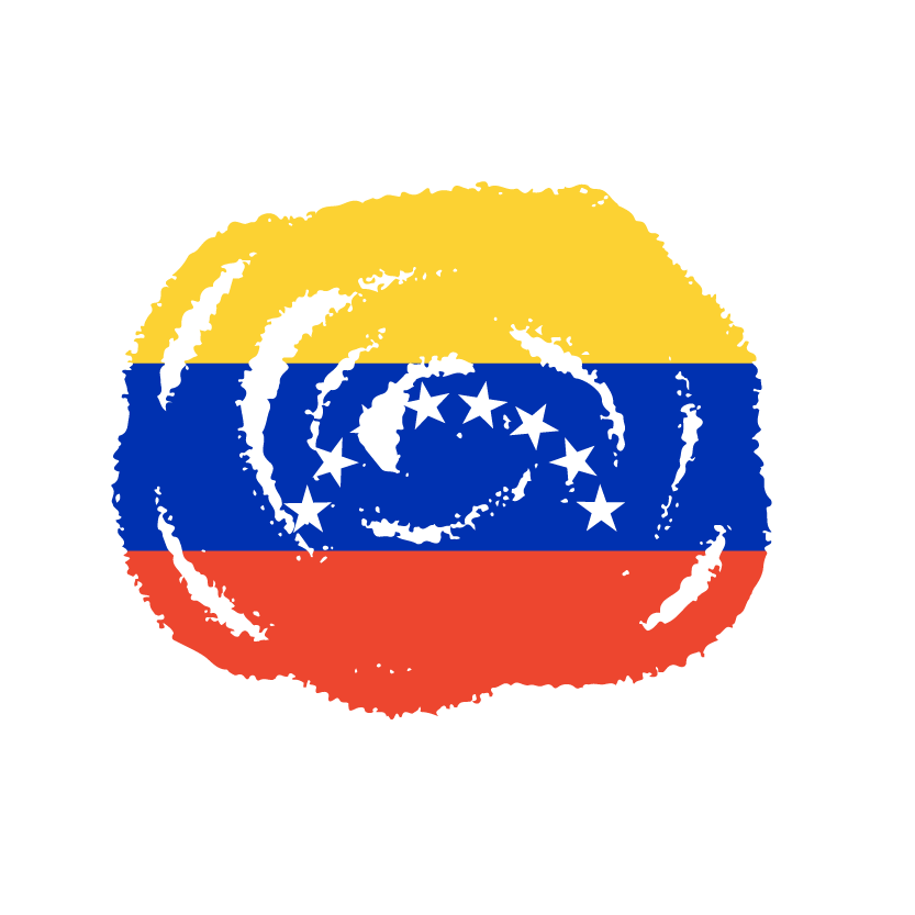 ベネズエラ・ボリバル共和国の国旗-クラヨン2