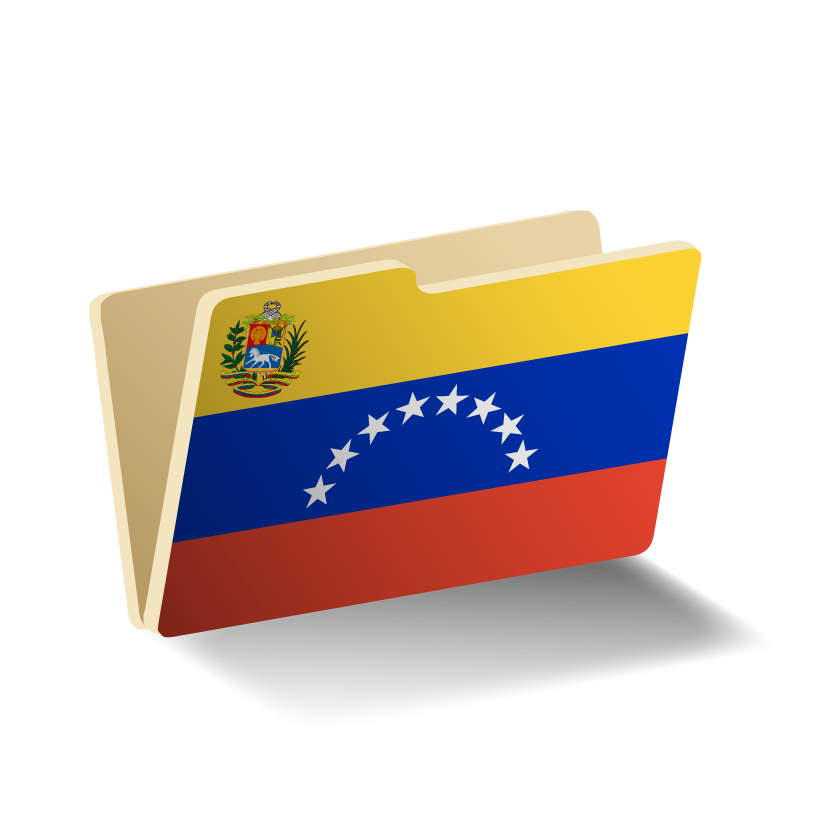 ベネズエラ・ボリバル共和国の国旗-フォルダ